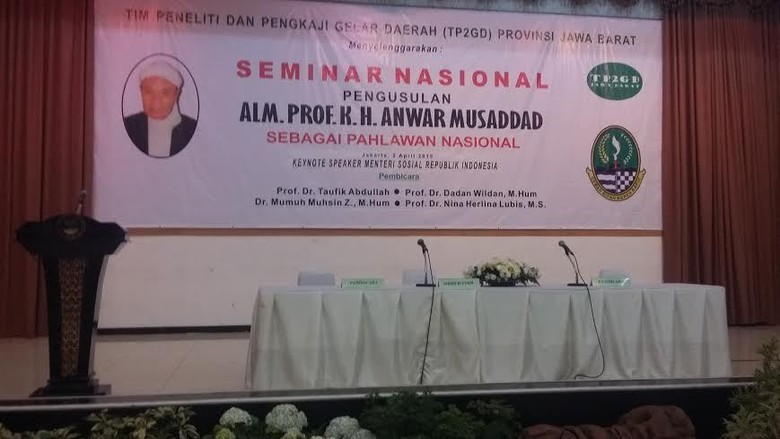 Kemensos Usulkan Prof KH Anwar Musaddad dari Garut Jadi Pahlawan Nasional